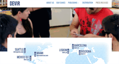 Desktop Screenshot of devir.com